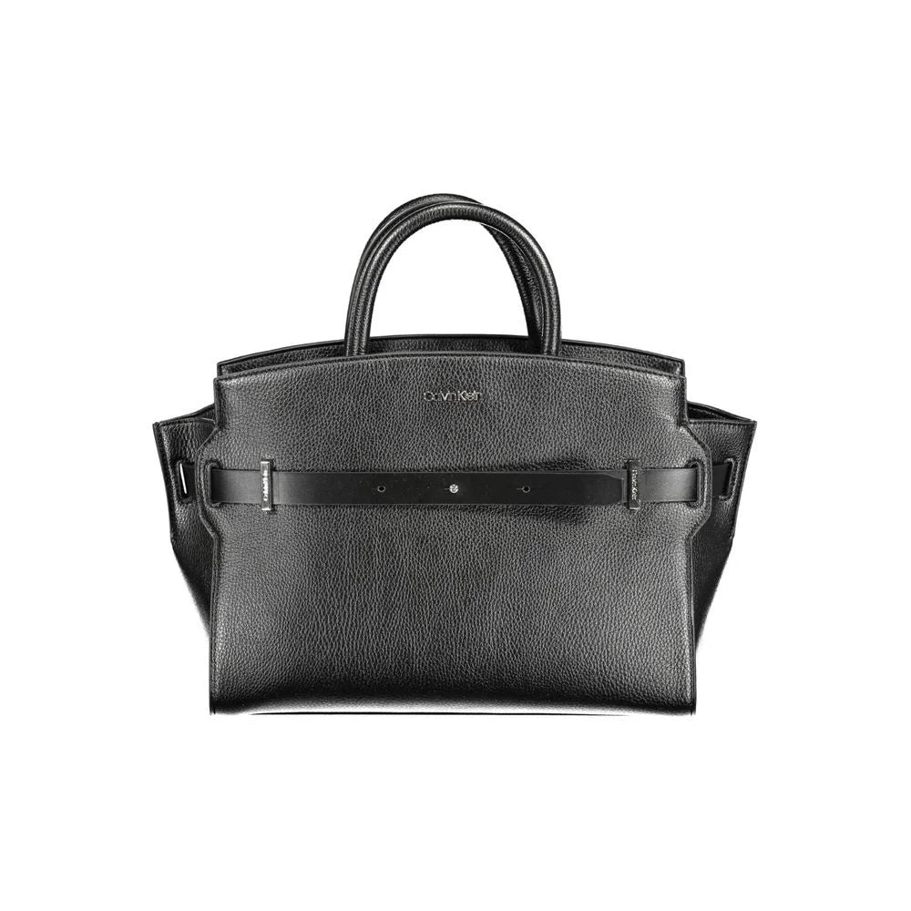 Calvin Klein Black Polyethylene Women Handbag - Satchel Bags
