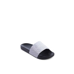 Calvin Klein Black Polyurethane Sandals - EU39/US9 - Sandals