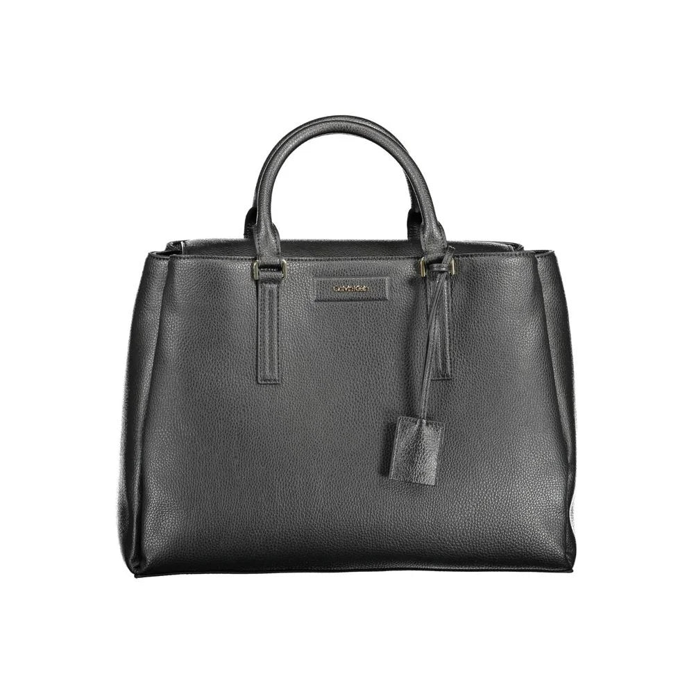 Calvin Klein Black Recycled Polyester Women Handbag - Satchel Bags