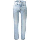 Calvin Klein Blue Cotton Men Jeans