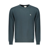 Calvin Klein Blue Cotton Men Sweater