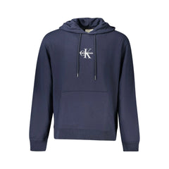 Calvin Klein Blue Cotton Men Sweater - Hoodies