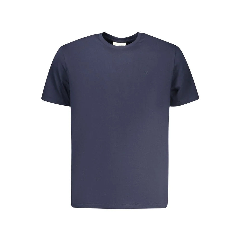 Calvin Klein Blue Cotton Men T-Shirt