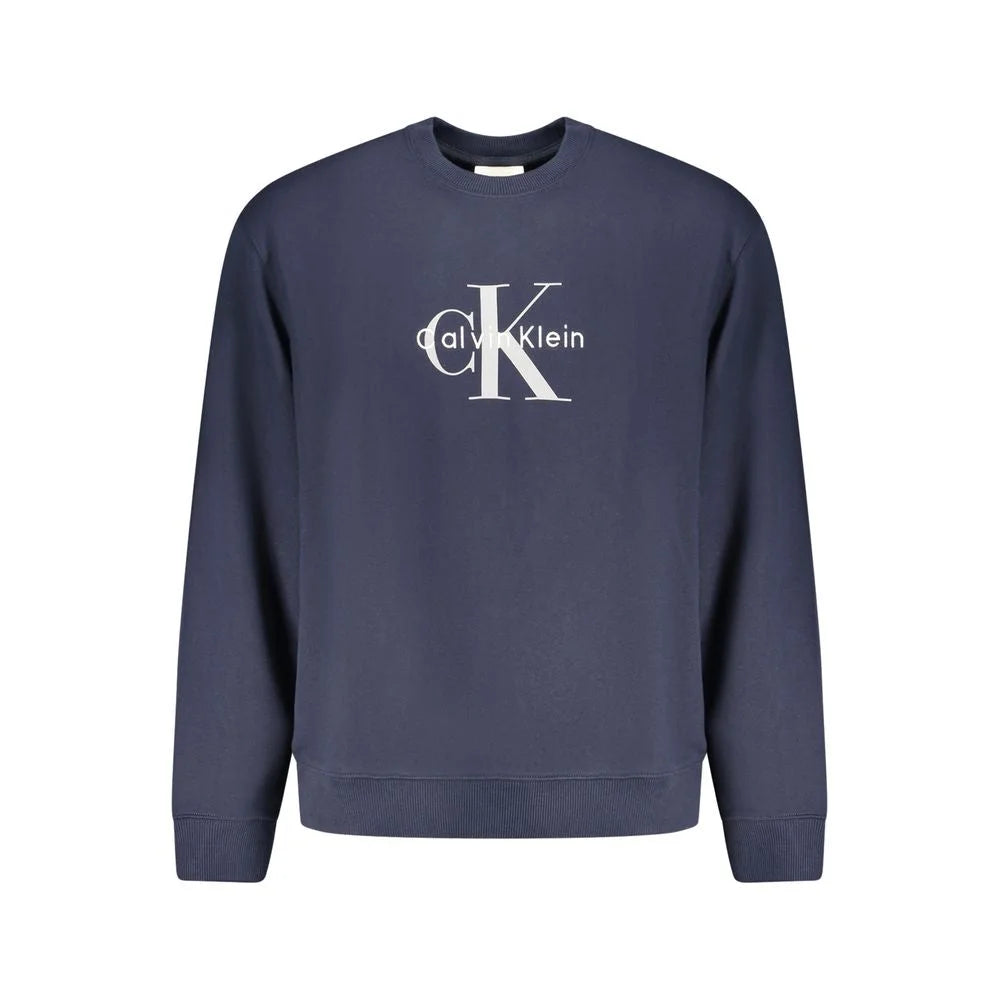 Calvin Klein Blue Cotton Sweatshirt