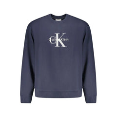 Calvin Klein Blue Cotton Sweatshirt