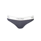 Calvin Klein Blue Cotton Women Brief - L - Briefs