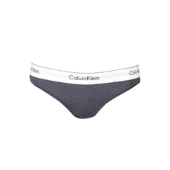Calvin Klein Blue Cotton Women Brief - L - Briefs
