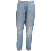 Calvin Klein Blue Cotton Women Jeans - Jeans