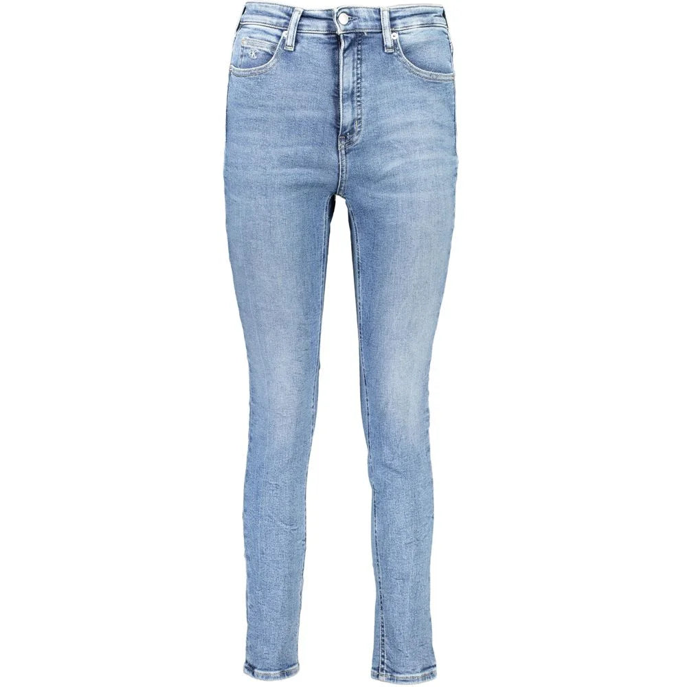 Calvin Klein Blue Cotton Women Jeans - Jeans