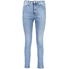 Calvin Klein Blue Cotton Women Jeans - Jeans