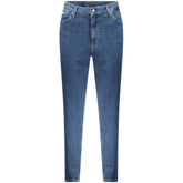 Calvin Klein Blue Cotton Women Jeans - Jeans
