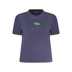 Calvin Klein Blue Cotton Women T-Shirt - T-Shirts