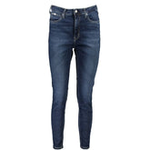 Calvin Klein Blue Cotton Women’s Skinny Ankle Jean - Jeans