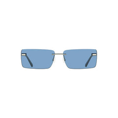 Calvin Klein Blue Metal Women Sunglass - Sunglasses