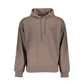 Calvin Klein Brown Cotton Men Sweater - XL - Hoodies