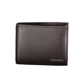 Calvin Klein Brown Leather Men Wallet - Wallets