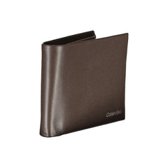 Calvin Klein Brown Leather Wallet - Wallets