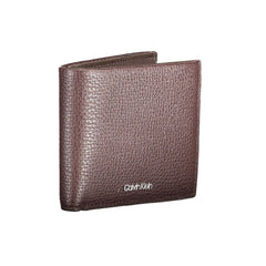 Calvin Klein Brown Leather Wallet - Wallets