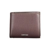 Calvin Klein Brown Leather Wallet - Wallets