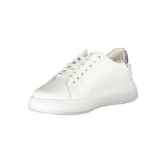 Calvin Klein Chic White Sneakers with Contrast Details - Sneakers