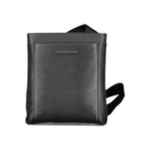Calvin Klein Eco-Conscious Black Shoulder Bag with Logo - Cross Body Bags