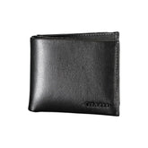 Calvin Klein Elegant Black Leather Dual-Compartment Wallet - Wallets