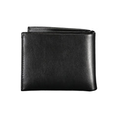 Calvin Klein Elegant Black Leather Dual-Compartment Wallet - Wallets