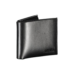 Calvin Klein Elegant Black Leather Dual-Compartment Wallet - Wallets