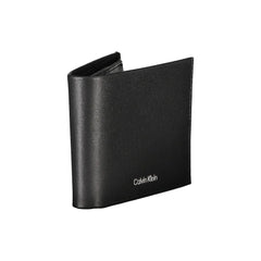 Calvin Klein Elegant Black Leather Wallet with RFID Blocking - Wallets