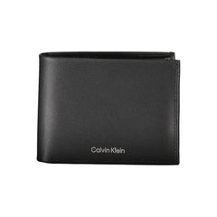 Calvin Klein Elegant Black Leather Wallet with RFID Blocking - Wallets