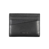 Calvin Klein Elegant Leather Card Holder in Timeless Black - Card Cases
