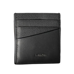Calvin Klein Elegant Leather Card Holder in Timeless Black - Card Cases