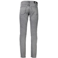 Calvin Klein Gray Cotton Men Jeans - Jeans