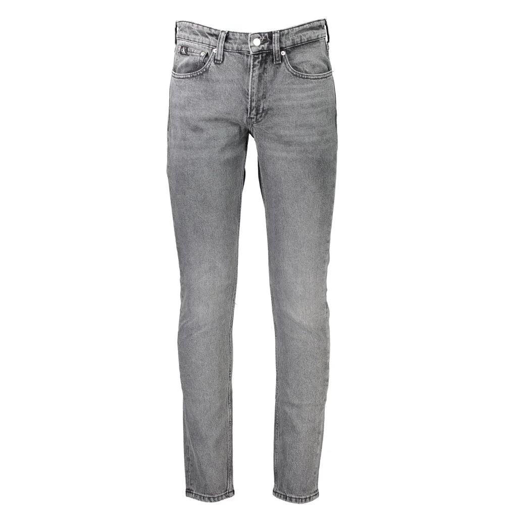 Calvin Klein Gray Cotton Men Jeans - Jeans