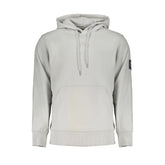 Calvin Klein Gray Cotton Men Sweater - Hoodies