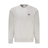 Calvin Klein Gray Cotton Men Sweater - Sweatshirts