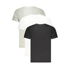 Calvin Klein Gray Cotton Men T-Shirt - S - T-Shirts