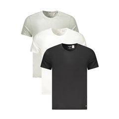 Calvin Klein Gray Cotton Men T-Shirt - S - T-Shirts