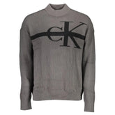 Calvin Klein Gray Cotton Sweater - XXL - Sweaters