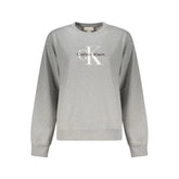 Calvin Klein Gray Cotton Women Sweater - Sweatshirts