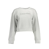 Calvin Klein Gray Cotton Women Sweater - XL