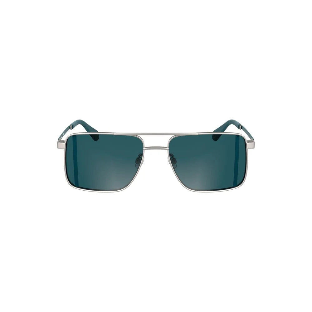 Calvin Klein Gray Metal Men Sunglass - Sunglasses