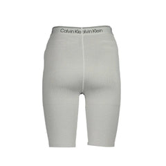 Calvin Klein Gray Polyester Pant - Shorts