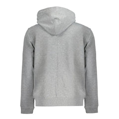 Calvin Klein Gray Recycled Polyester Men Hoodie - S
