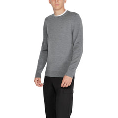 Calvin Klein Gray Recycled Wool Sportswear