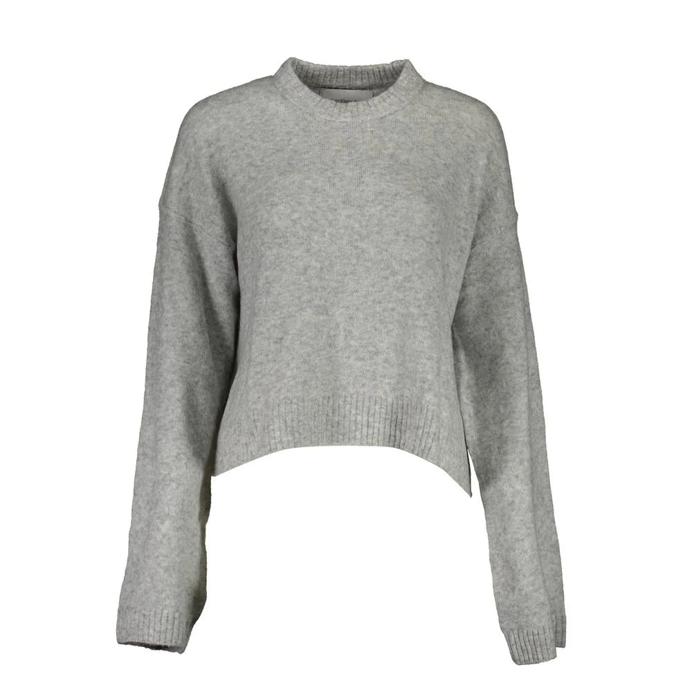 Calvin Klein Gray Wool Sweater - Sweaters
