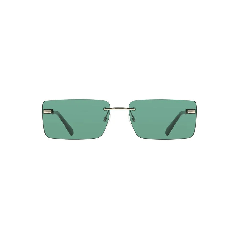 Calvin Klein Green Metal Women Sunglass - Sunglasses