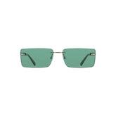 Calvin Klein Green Metal Women Sunglass - Sunglasses