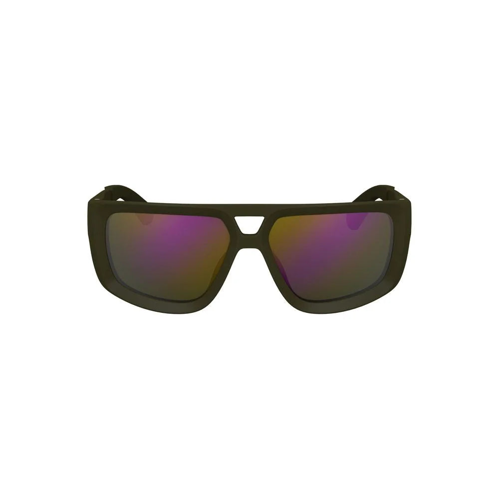 Calvin Klein Green Plastic Men Sunglass - Sunglasses
