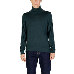 Calvin Klein Green Wool Turtleneck